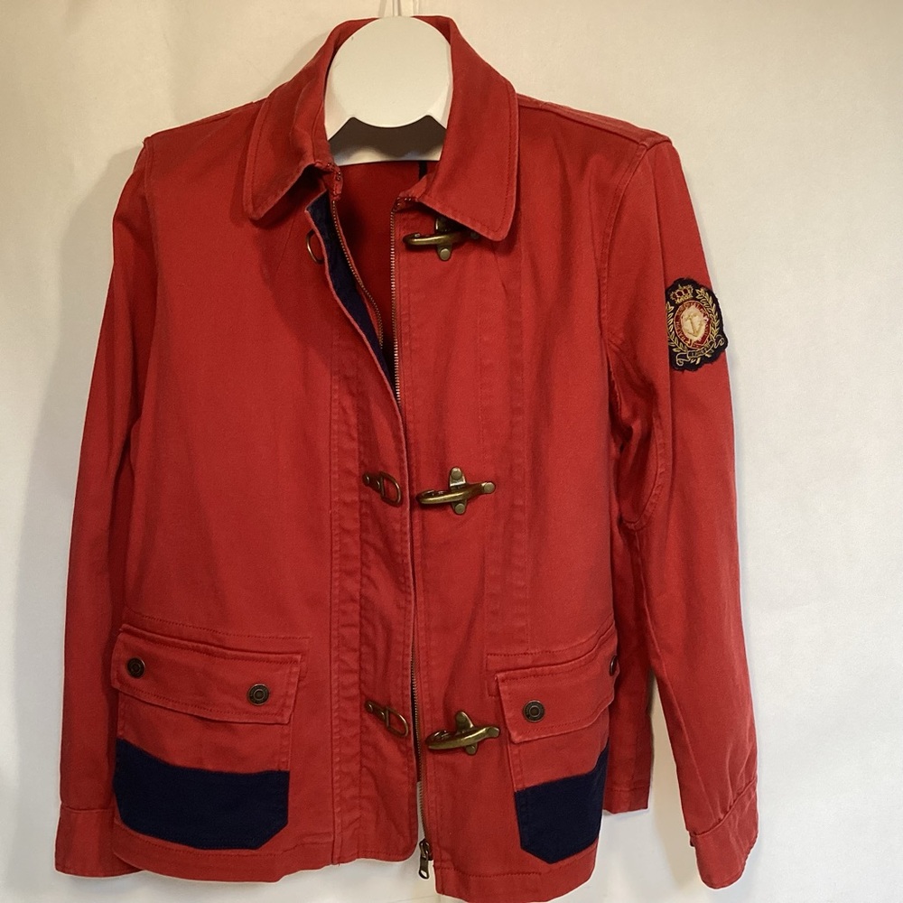 Women’s Ralph Lauren Red Nautical Jacket Women’s size 1X - Picture 5 of 14